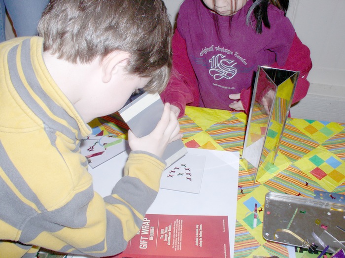 04 Prisms and Scopes Explorations in focal length, aperture, optical illusion, light